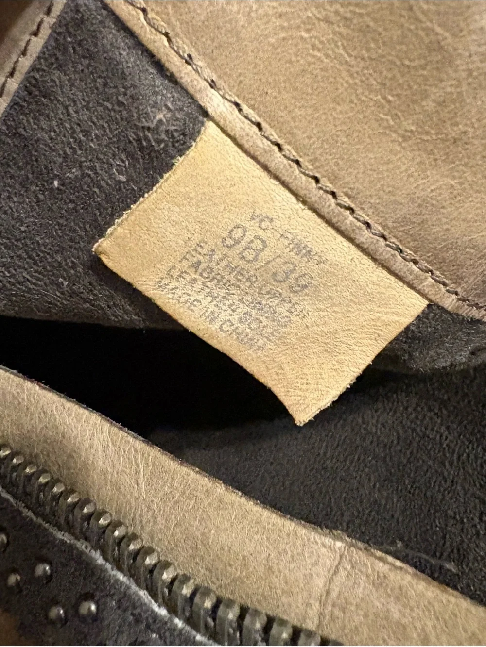 Vince Camuto Taupe Knee-High Leather Boots